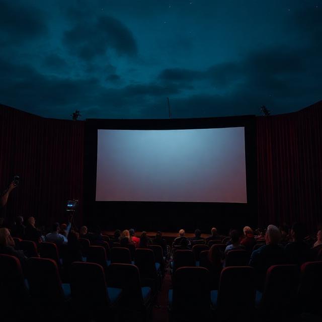 adegan film yang menggambarkan cerita layar sinema